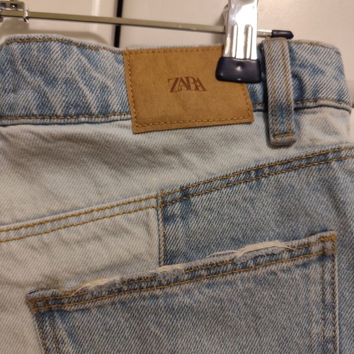 Zara denim shorts like new for 13-14 years old
