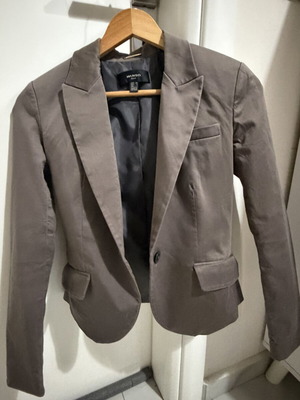 Mango blazer small used, brown-gray shade