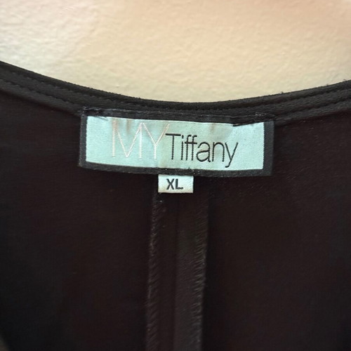 Black Midi Dress MY Tiffany Size XL Like New