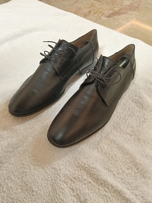 Morechi men's shoes 45-46 like new, leather, black