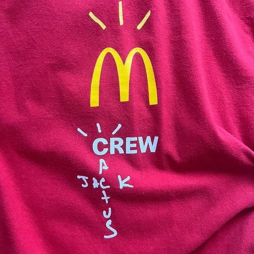 Travis Scott x McDonald's Crew T-shirt XXL