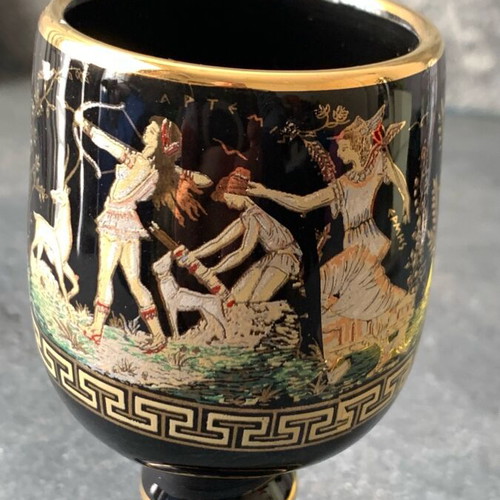 Greek cup used with traditional design