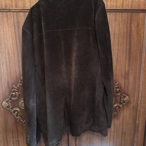 Men's Castor Leather Jacket used, brown, XXL