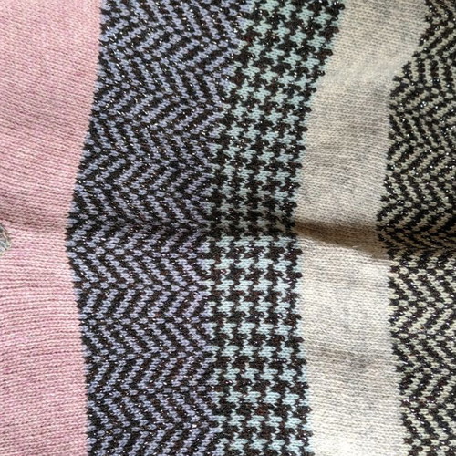 Naf Naf sweater used with silver thread, size medium
