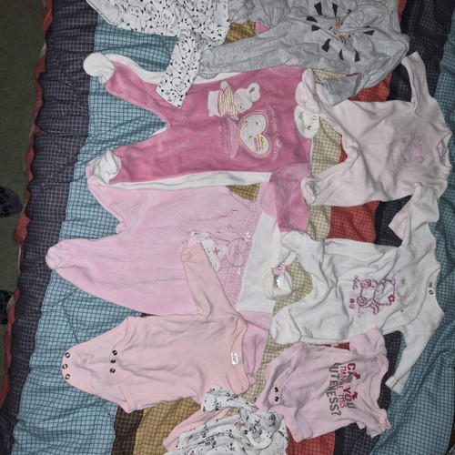 Girls' rompers like new from zero months