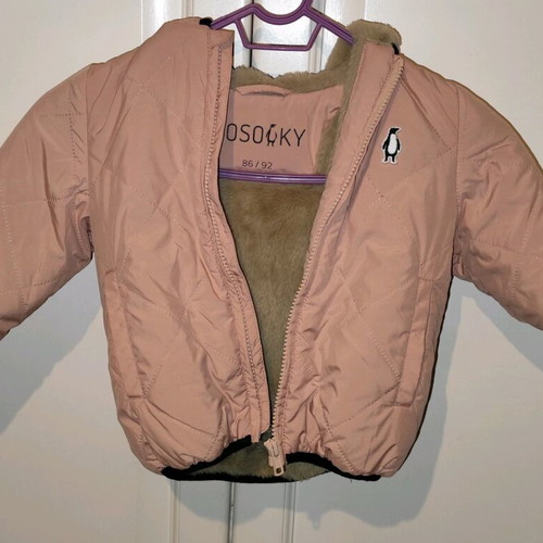 Baby Shark jacket soft pink like new, GOSOAKY 18-24 months