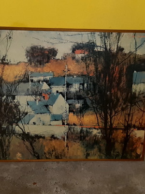Αντίγραφο πίνακα Michel de Gallard 58x78 εκ. σε ξύλο