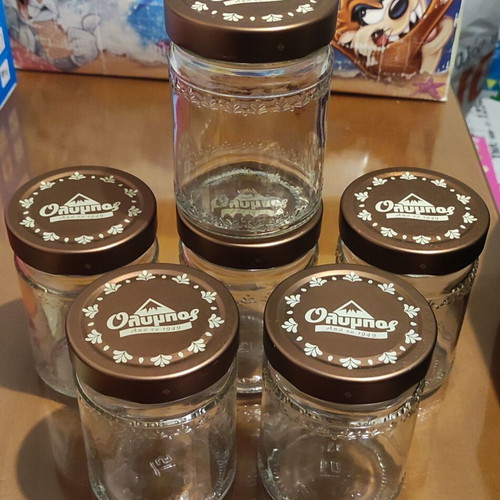 Glass jars used, pack of 6, storage