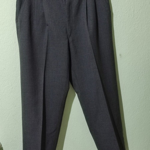 Men's classic pants, gray, size L XL