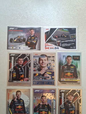 Σετ Max Verstappen Topps Turbo Attax 2024-2025 σαν καινούργιο