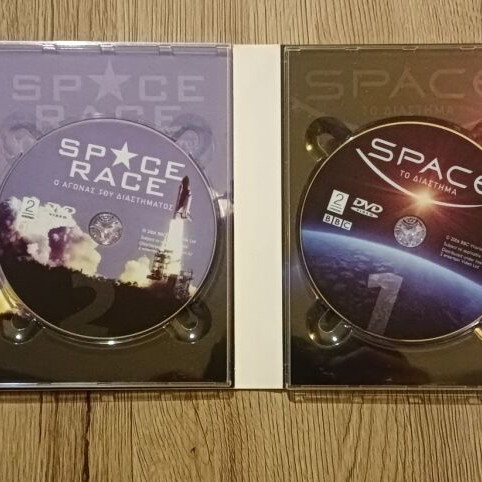 Space Race documentary DVD series of four, new