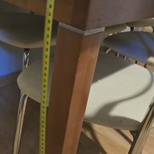 Dining set with 6 chairs used