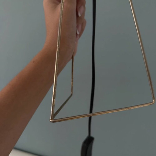 Sinsay table lamp with gold base