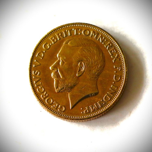 English Gold Pound Coin 24K George King Replica New