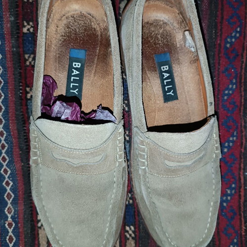 Bally shoes used, beige, original, size 39-39.5