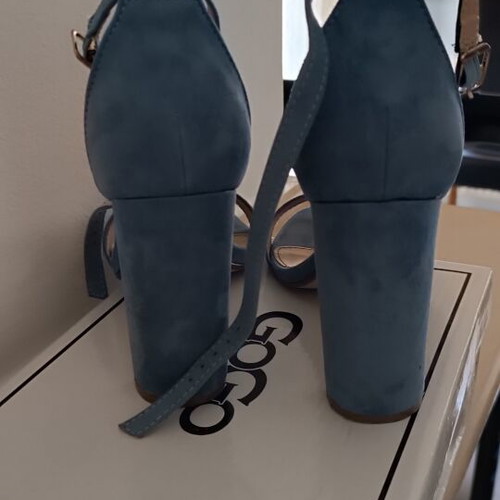 GoGo Shoes turquoise sandals used, size 39