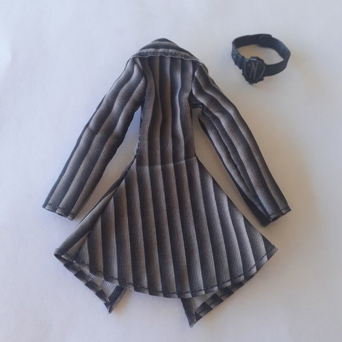 Monster High Wednesday Addams Doll Accessories like new, coat and belt