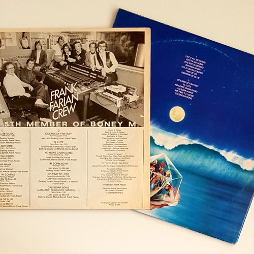 Boney M Oceans Of Fantasy vinyl record like new, Greek pressing