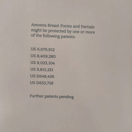 Amoena Natura Xtra Light 2SN silicone breast prosthesis new