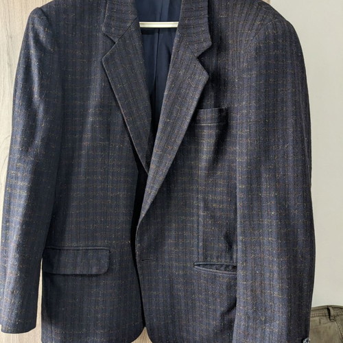 Italian wool vintage men's blazer size L used