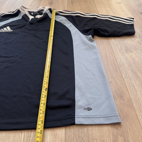 Adidas Vintage 3 Stripes Climacool T-shirt 2XL Black Grey like new