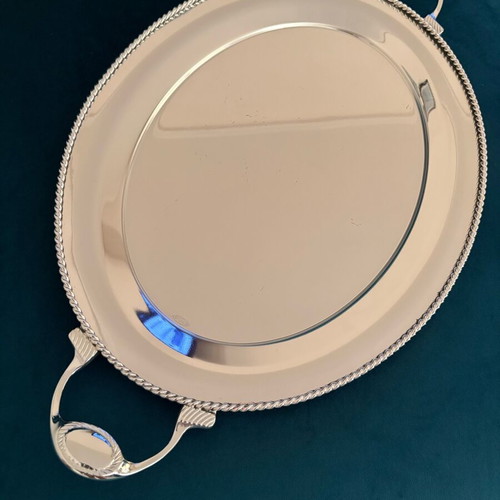Serving tray Pantazelos silver plated 48 cm like new