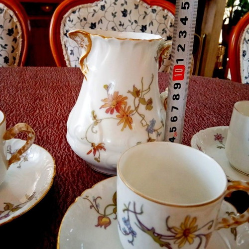 Limoges porcelain coffee set William Guerin & Co. 1901-1932