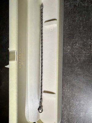 Silver men's chain bracelet like new, 9.20g, 19.5cm