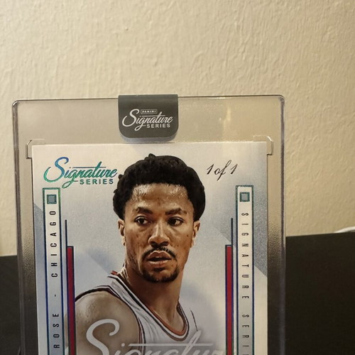 2025/2026 Panini Signature Series Derrick Rose on card Auto 1/1