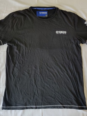 T-shirt Yamaha Racing Paddock μεταχειρισμένο, βαμβακερό, μαύρο, μέγεθος Extra Large
