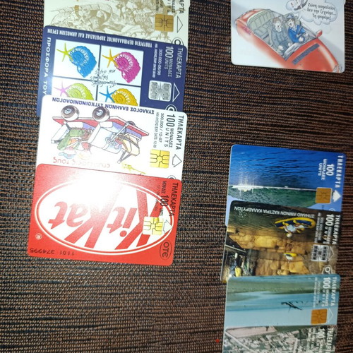 Phone cards used, pack of 30