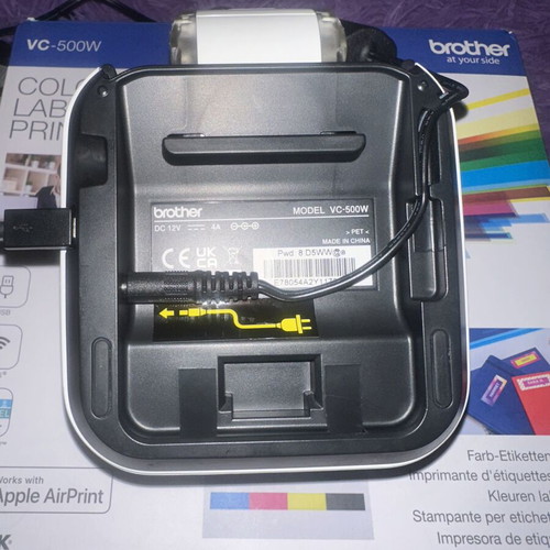 Brother VC-500W Thermal Printer like new with 3 ribbons and cleaning tape
