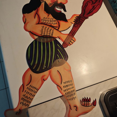 Kostis Shadow Theater Figure, professional plastic, height 75 cm, new