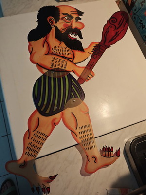 Kostis Shadow Theater Figure, professional plastic, height 75 cm, new