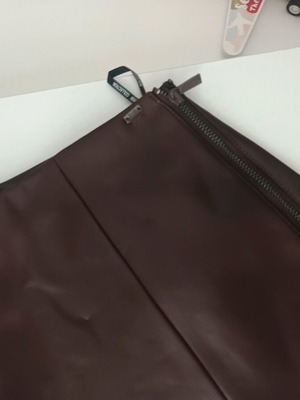 Bsb leather shorts burgundy new size M