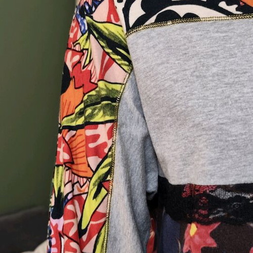 Desigual blouse like new, size Medium, multicolored