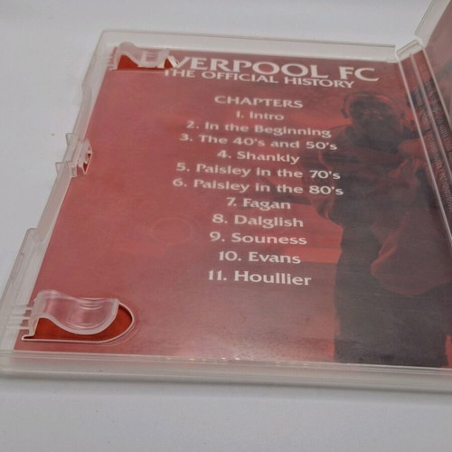 Liverpool FC The Official History DVD like new