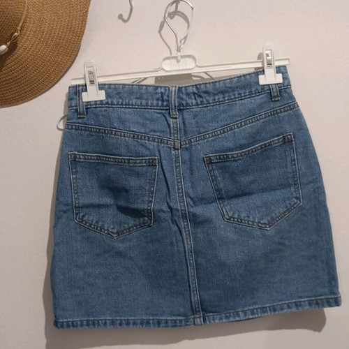 Denim mini skirt like new, blue