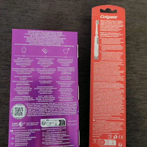 Colgate pack Max White Ultimate Radiance toothpaste and 360 Sonic electric toothbrush new