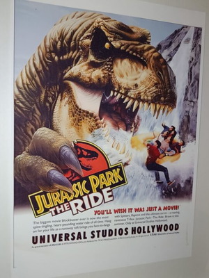 Jurassic Park A4 poster