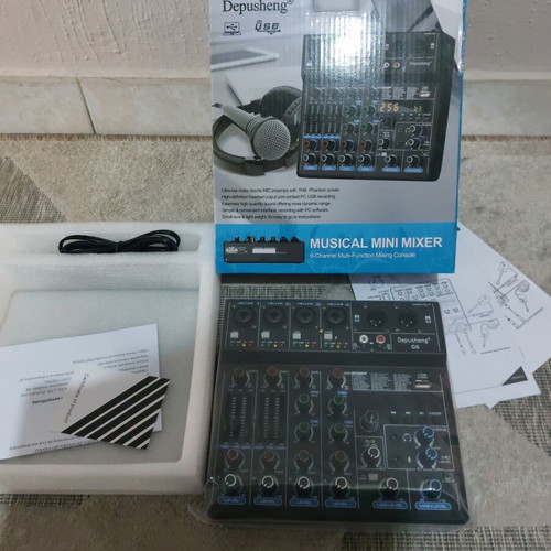 6-Channel Audio Mixer new, unused in box