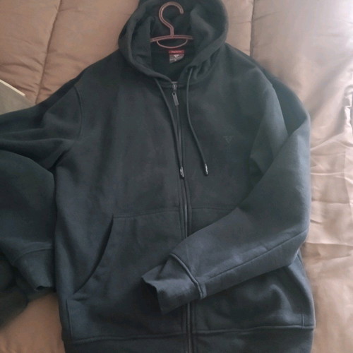 Frank Tailor sweatshirt jacket like new, black and blue, sizes M and L