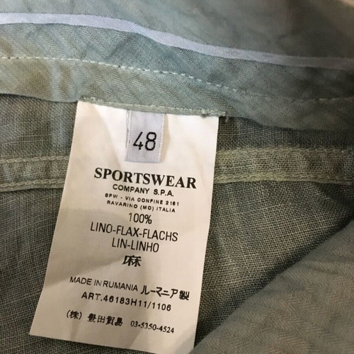 CP Company linen pants mint color size IT48 new