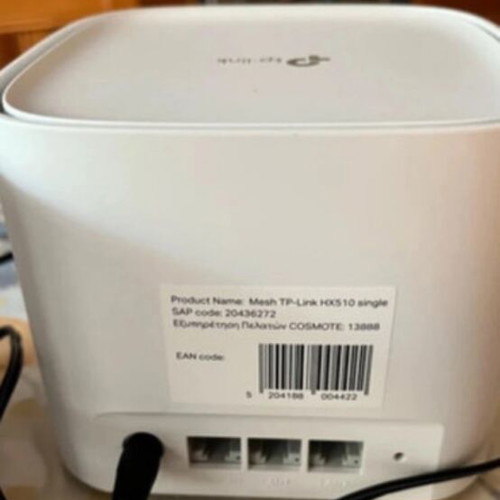 TP-Link Mesh HX510 devices like new, pack of 2 with power adapters