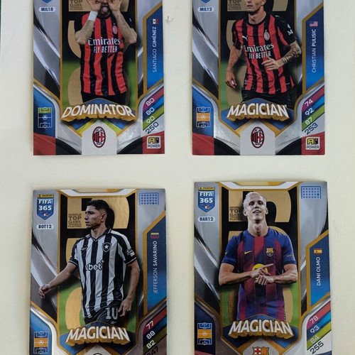 Panini FIFA 365 Adrenalyn XL lot of 8 special cards used