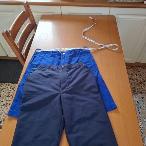 Boys' bermuda shorts set like new, size 12 years, blue