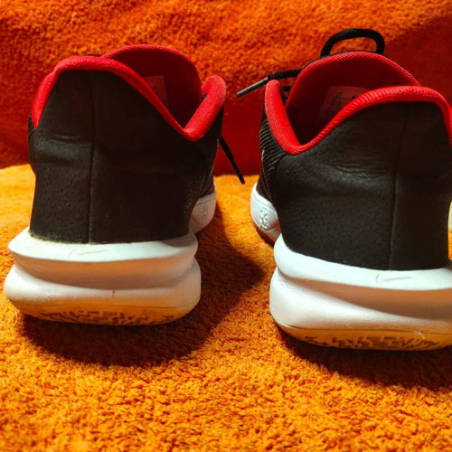 Nike Precision 7 basketball shoes size 44 black white red