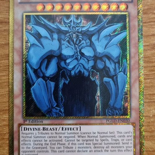 Obelisk the Tormentor PGLD Premium Gold 1st Edition near mint