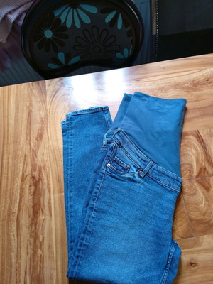 Παντελόνι τζιν εγκυμοσύνης H&M medium σαν καινούργιο, μπλε