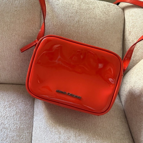Armani Exchange crossbody bag used, red